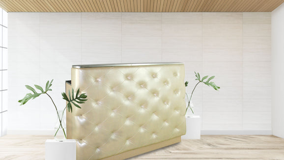 How do you receive the guests who step into your office?