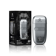 Scar AL- 1988 Washable Metal Housing Electric Shaver - al basel cosmetics