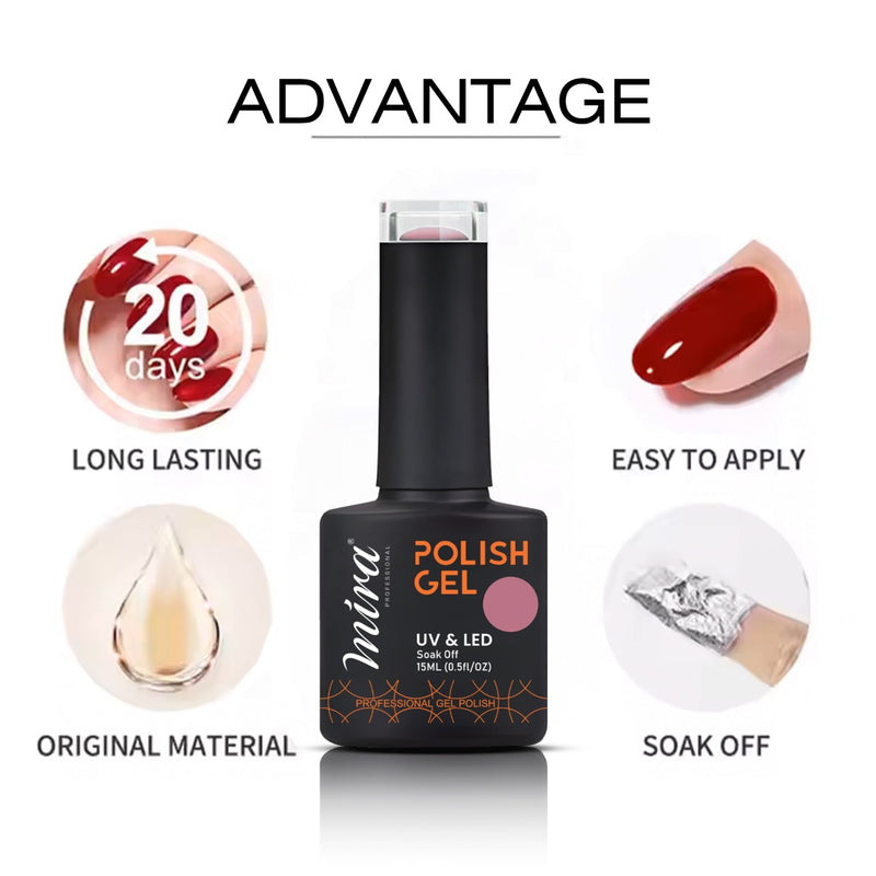 Nail Art Gel Nail Polish 15ml #007 Mira Professional - al basel - nail art - nail polish