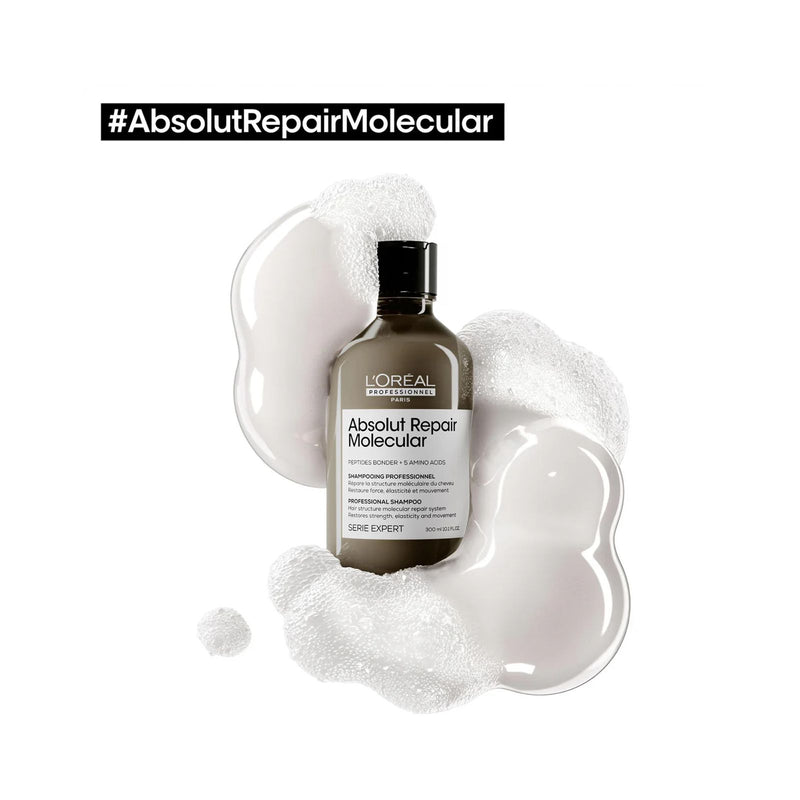 Absolute Repair Molecular Shampoo 300ml Loreal Professional SE - loreal uae - al basel cosmetics