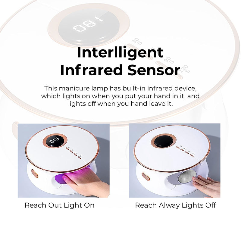 Mira UV LED Nail Lamp Dryers White V12 Salon Professional - UV LED Lamp-Nail Dryer-Al basel cosmetics