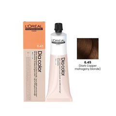 Hair Color Dia Color 60ml 6.45 Dark Copper Mahogany Blonde Loreal Professional-L’Oreal hair color-loreal uae- loreal professional- Al basel Cosmetics