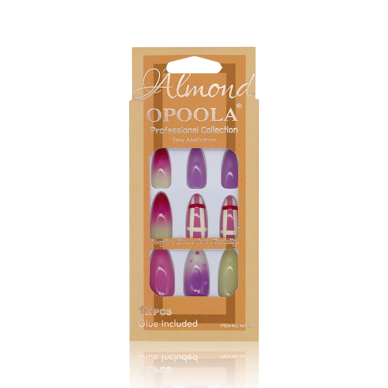 Opoola Almond Nail Extension Tips for Nail Art
