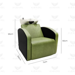 Green Salon Spa Professional Hair Washing Shampoo Chair - Al Basel Cosmetics - UAE