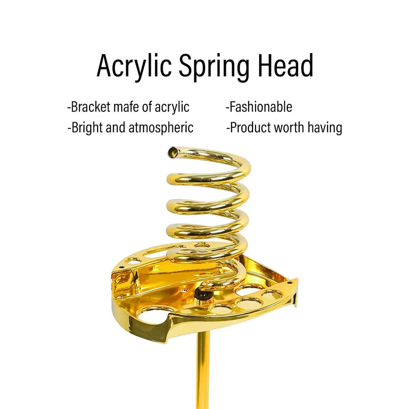 Hair Dryer Holding Stand Gold - al basel cosmetics