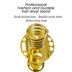 Hair Dryer Holding Stand Gold - al basel cosmetics