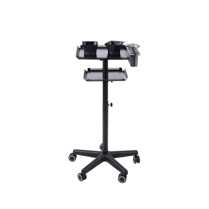 Professional Hair Coloring Trolley with Two Trays for Salon Spa - al basel cosmetics