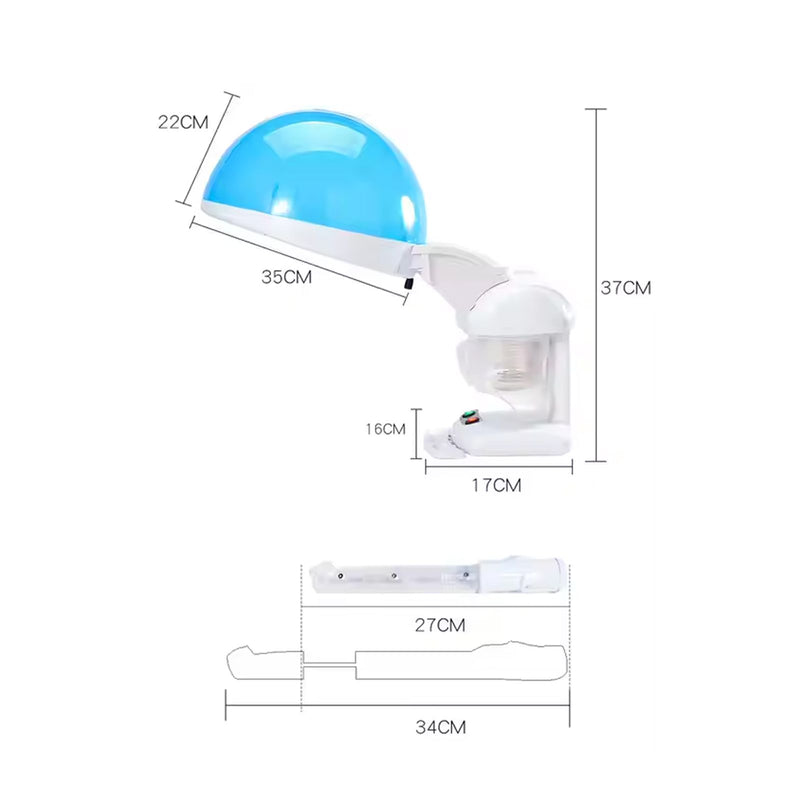 Portable TableTop Mini Facial and Hair Steamer 2 in 1 for Beauty Salon Spa Viva - facial steamer - hair steamer - al basel cosmetics