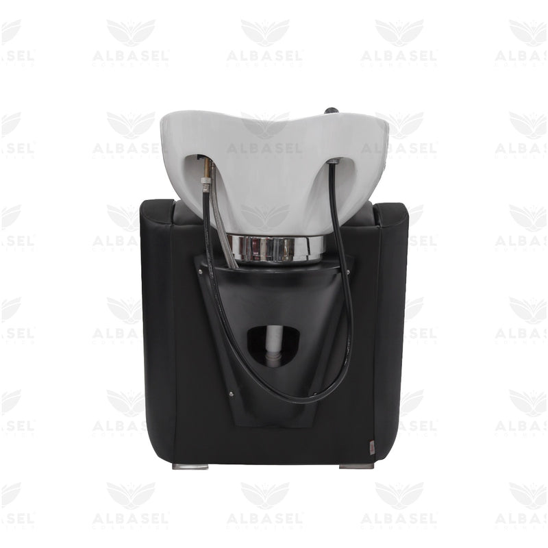 Black Salon Spa Professional Hair Washing Shampoo Chair - al basel cosmetics 