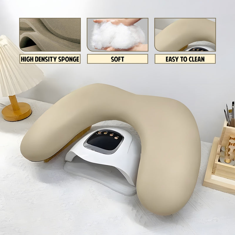Butterfly Hand Cushion Pillow for Nail Art Sessions Beige - al basel cosmetics