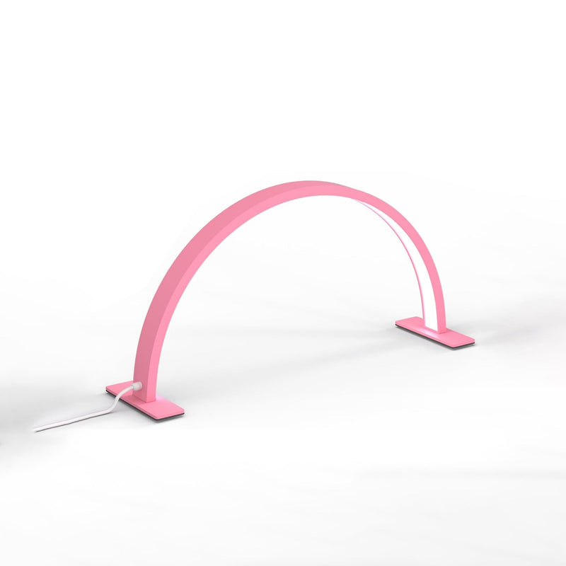 Pink Half Moon Led Light Lamp for Nail Art Desk Table 40W - al basel cosmetics
