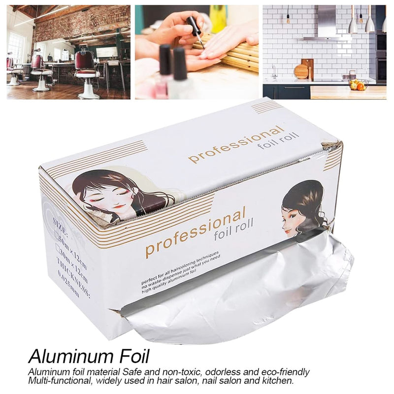 Choctaek Salon Professional Aluminium Foil Roll for Hair coloring - al basel cosmetics