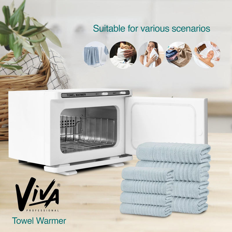 Professional UV Towel Warmer 10A White Viva - al basel 