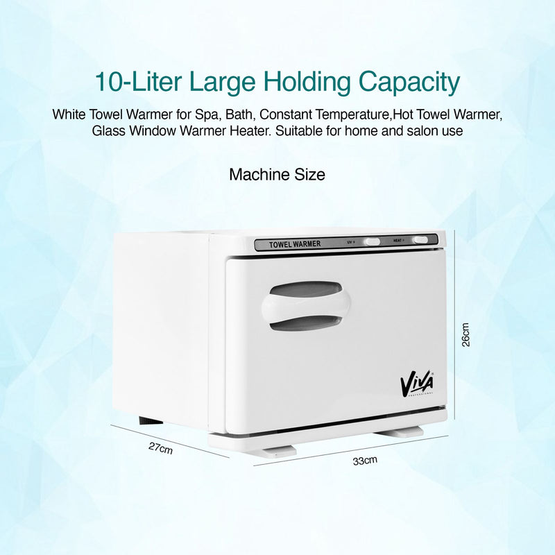 Professional UV Towel Warmer 10A White Viva - al basel 