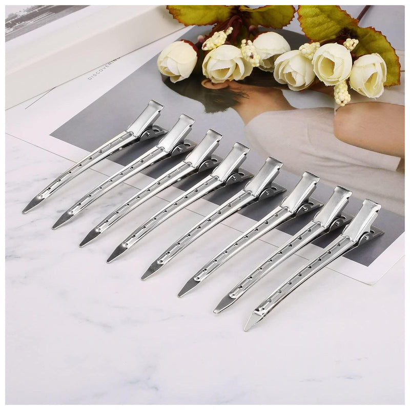 Mariani Large Duckbill Sectioning hair clips-12pcs - al basel cosmetics