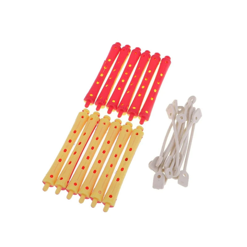 Plastic Rollers for Hair Curling 12 pcs (PC 950) - al basel cosmetics