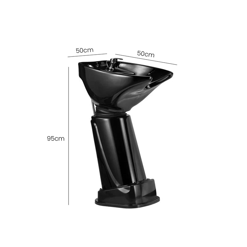 Salons Spa Professional Hair Washing Shampoo Basin with Shower Unit