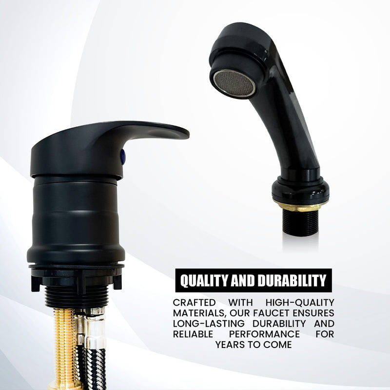 Hair Washing Chair Faucet Hose Set for Water Supply Control Black - al basel cosmetics