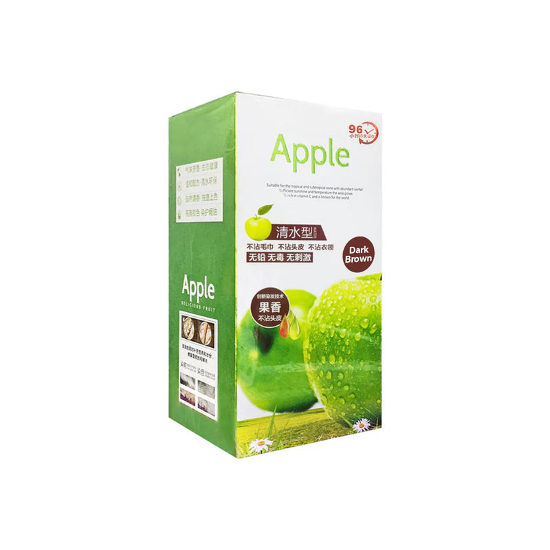96H Apple Ammonia Free Brown  Hair and Beard Dye Color - al basel cosmetics
