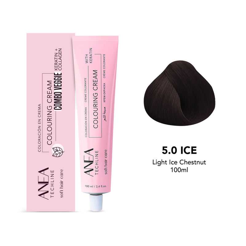 Anea Colouring Cream 100ml 5.0 Ice Light Ice Chestnut