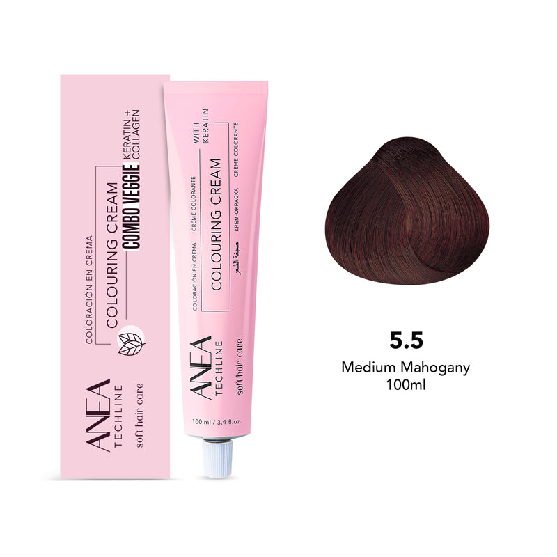 Anea Colouring Cream 100ml 5.5 Medium Mahogany - albasel cosmetics