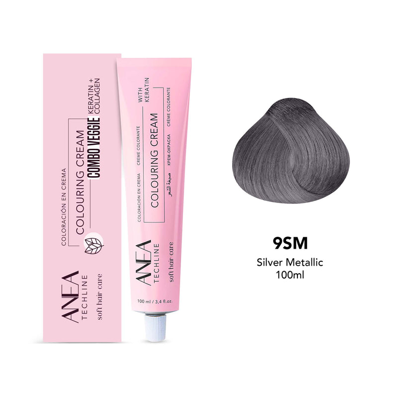 Anea Colouring Cream 100ml 9SM Silver Metallic - albasel cosmetics