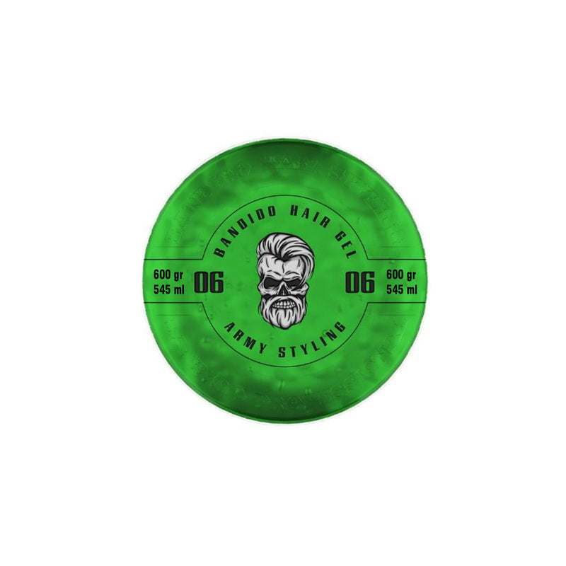 Bandido Army Styling Hair Gel 600g – Extra Strong Hold Professional Hair Gel - Bandido hair styling gel - hair styling gel in UAE - Bandido UAE - Al Basel Cosmetics