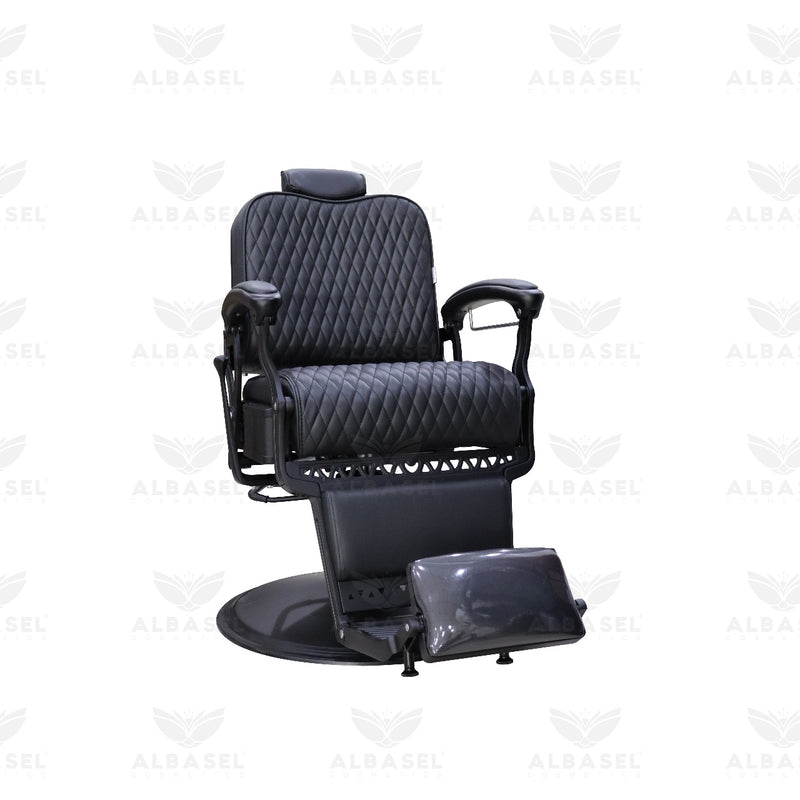 Barber Gents Black Salon Hair Cutting Chair - barber salon chair - al basel cosmetics