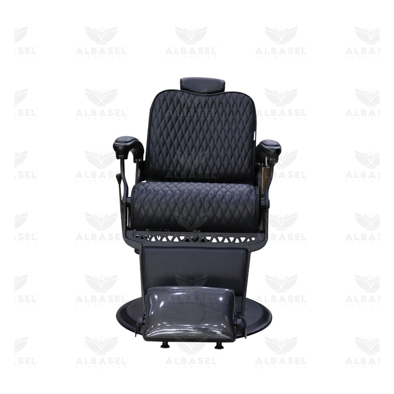 Barber Gents Black Salon Hair Cutting Chair - barber salon chair - al basel cosmetics
