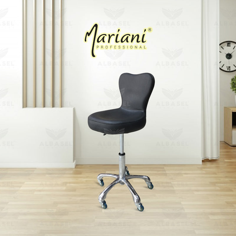 Beauty Salon Adjustable Stool Black