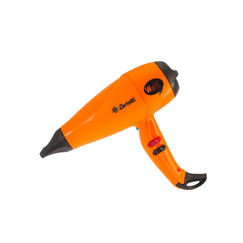 Ceriotti WOW 3200 Professional Hair Dryer Orange - Hair styling Equipments - Hair styling tools - Al Basel Cosmetics - hair dryer - styling tools - hair care - UAE - professional hair dryer - hair salon hair dryer - professional hairstyling tools