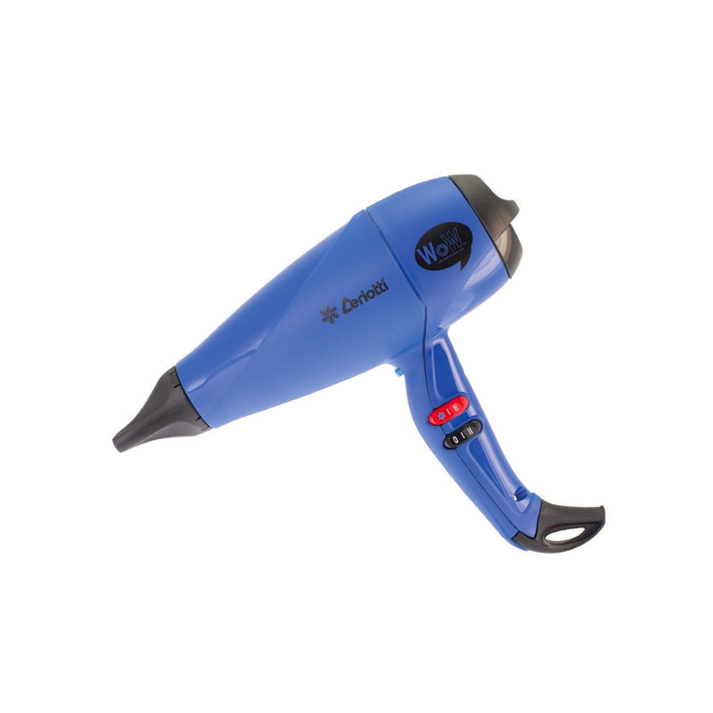 Ceriotti WOW 3200 Professional Hair Dryer Blue - Hair styling Equipments - Hair styling tools - Al Basel Cosmetics - hair dryer - styling tools - hair care - UAE - professional hair dryer - hair salon hair dryer - professional hairstyling tools 