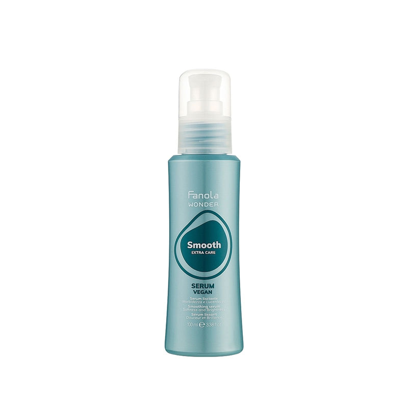 Fanola Wonder Smooth Extra Care Serum bottle – anti-frizz and heat protection hair serum for smooth and shiny hair – available in UAE at Al Basel Cosmetics