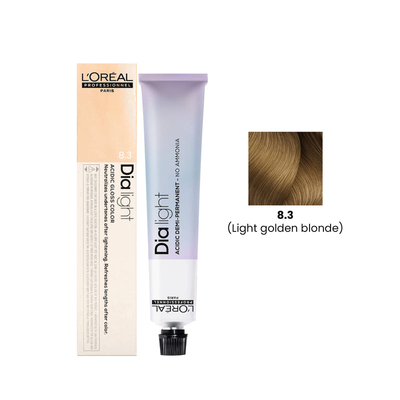 Hair Color Dia Light 50ml 8.3 Light Golden Blonde Loreal Professional