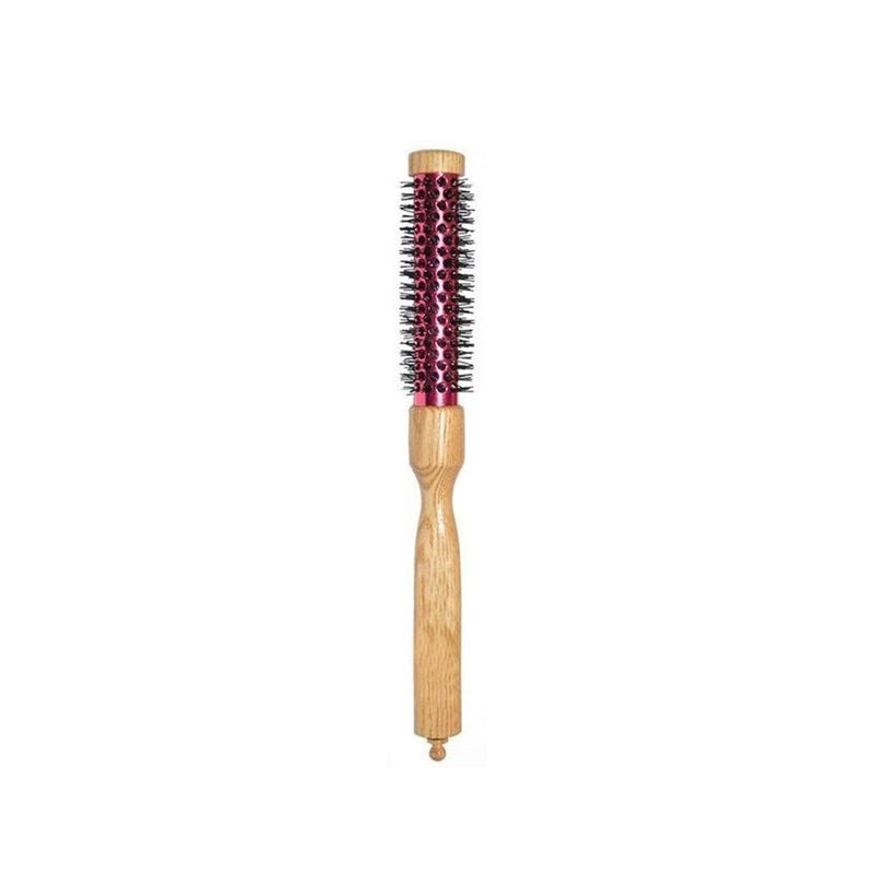 Hair Brush with wooden handle 1445 Red - al basel cosmetics
