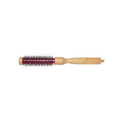 Hair Brush with wooden handle 1445 Red - al basel cosmetics