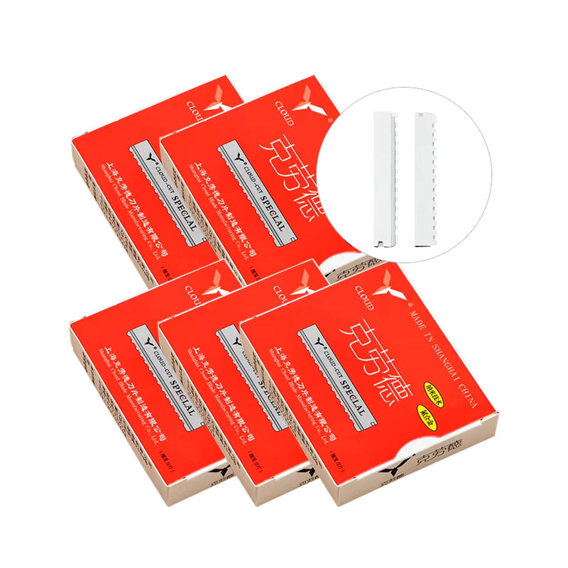 Salon Barber Professional Use Hair Thinning Razor Blade 100pcs Box - al basel cosmetics