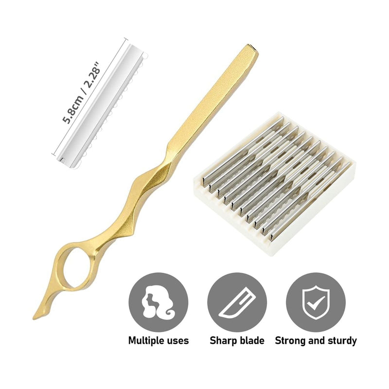 Salon Barber Professional Use Hair Thinning Razor Blade 100pcs Box - al basel cosmetics