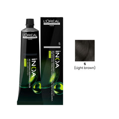 iNOA Hair Color 60g 5 Light Brown Loreal Professional-L’Oreal hair color- iNOA Hair color-loreal uae- loreal professional- Al basel Cosmetics