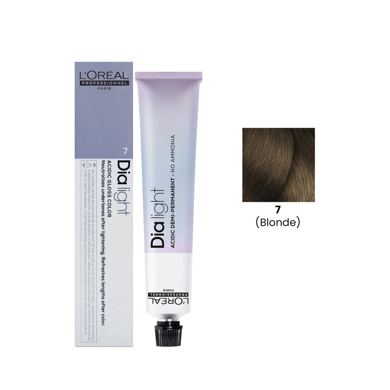 Hair Color Dia Light 50ml 7 Blonde Loreal Professional-L’Oreal hair color-loreal uae- loreal professional- Al basel Cosmetics