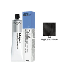 Hair Color Majirel 60ml 5.1 Light Ash Brown Loreal Professional - Majirel hair color - Al Basel Cosmetics - UAE