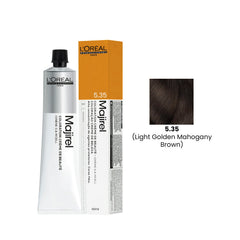 Hair Color Majirel 50ml 5.35 Light Golden Mahagony Brown Loreal Professional - L’Oreal hair color - loreal uae - loreal professional - Al basel Cosmetics