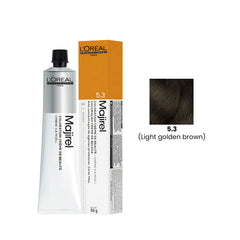 Hair Color Majirel 60ml 5.3 Light Golden Brown Loreal Professional - Loreal majirel hair color - Loreal Professional - Al Basel Cosmetics