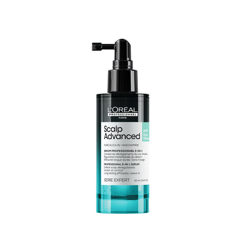 L’Oréal Professionnel Scalp Advanced Anti-Oiliness 5-in-1 Leave-In Scalp Serum 90ml - hair serum from loreal - serie expert leave in serum - loreal professional - Loreal UAE - Al Basel Cosmetics