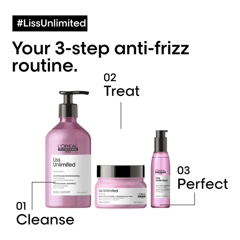 Liss Unlimited Smoother Serum 125ml Loreal Professional