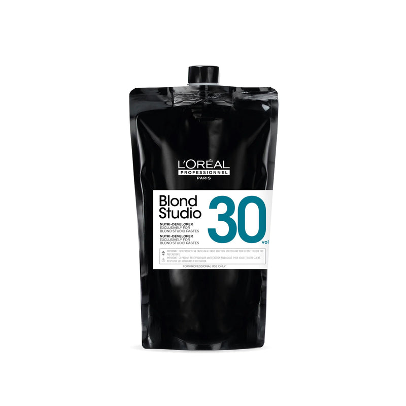 Blond Studio 30 Vol Nutri Developer 1 Liter Pouch Loreal Professional-blond studio developer-loreal-al basel cosmetics