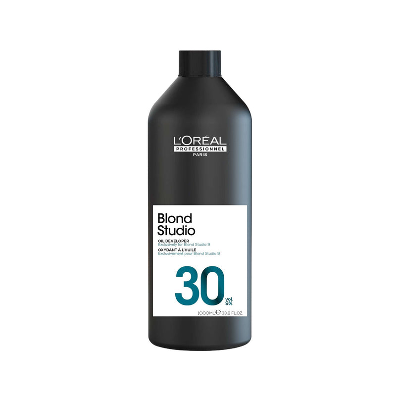 Blond Studio Oil Developer 9% 30 Volume Oxydant 1000ml Bottle Loreal Professional- loreal developer-blond studio-al basel cosmetics