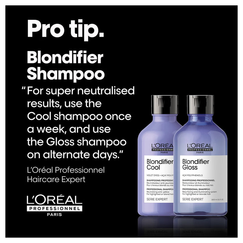 SE Blondifier Gloss Shampoo 300ml Loreal Professional- loreal blondifier gloss - shampoo- al basel cosmetics