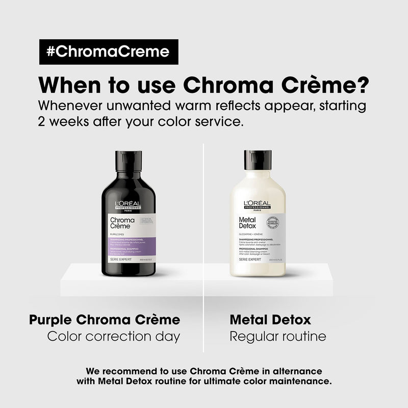 SE Chroma Creme Hair Shampoo 300ml Loreal Professional-loreal-hair shampoo -al basel cosmetics