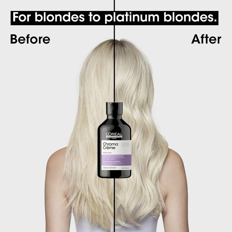 SE Chroma Creme Hair Shampoo 300ml Loreal Professional-loreal-hair shampoo -al basel cosmetics